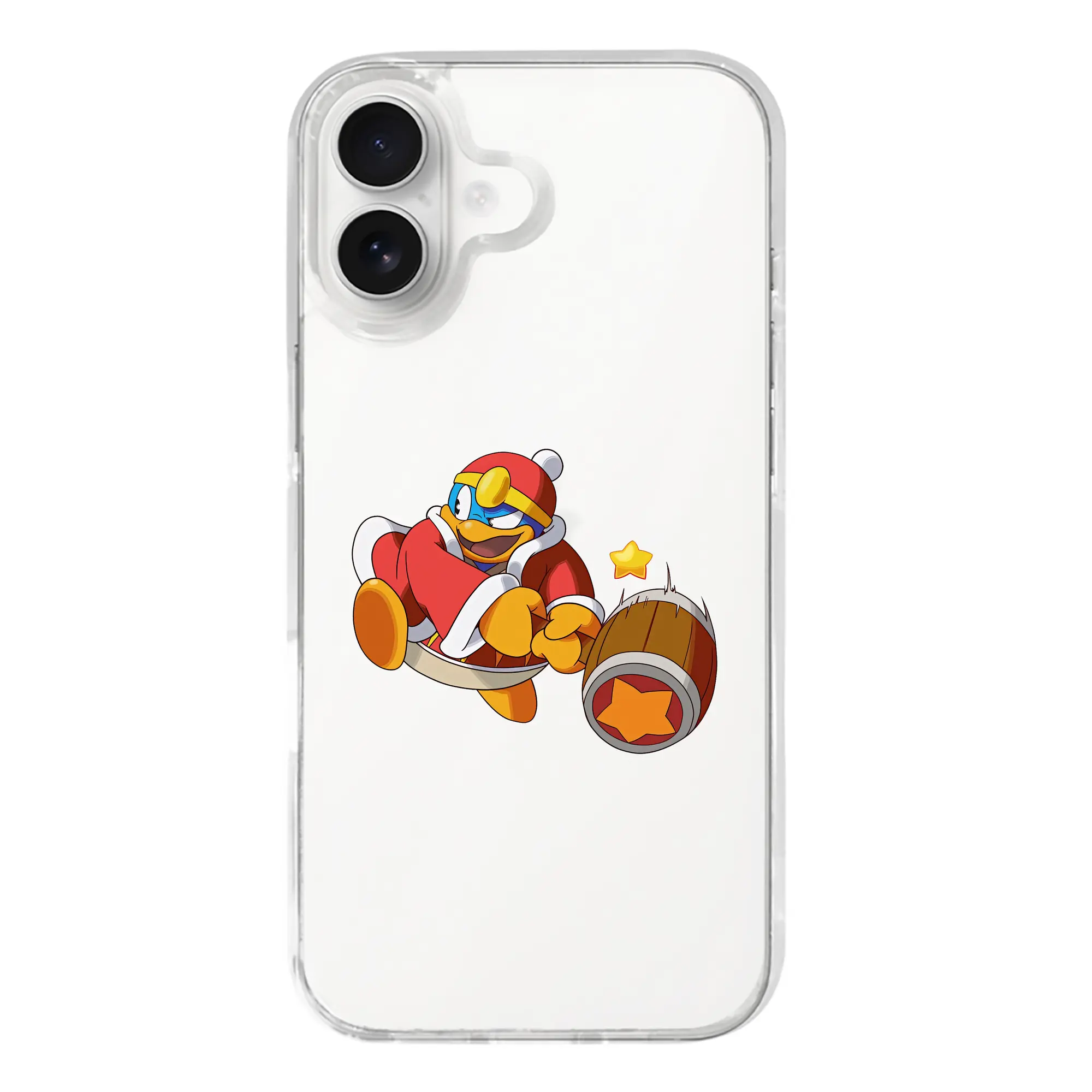 星のカービィ グッズ デデデ大王 - iPhone 17シリーズ 透明スマホケース – 薄型・耐衝撃・精密フィット保護カバー